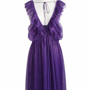 Maeve x Anthropologie Ruffled Tulle Mini Dress Size M